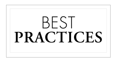 Best practices